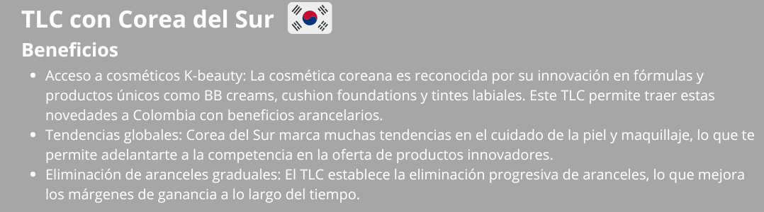 TLC COREA DEL SUR